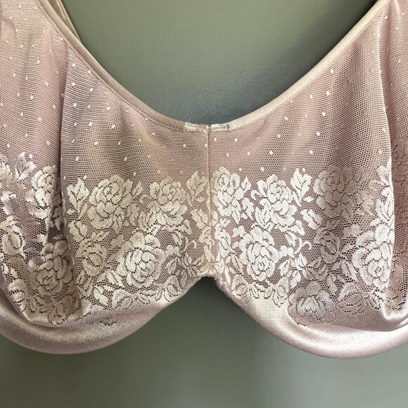 Soma Stunning Support Unlined Minimizer Bra Size 40G Adobe Rose Nude Pink Mauve - Picture 5 of 16